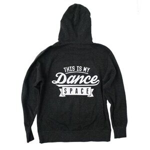 Dirty Dancing This Is My Dance Space‎ Hoodie Hooded Sweatshirt Grey Size Small S
